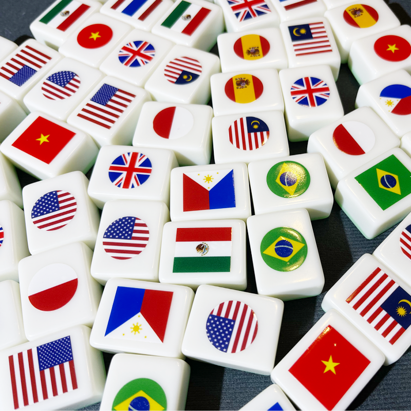 Round flag&square flag 65 blocks
