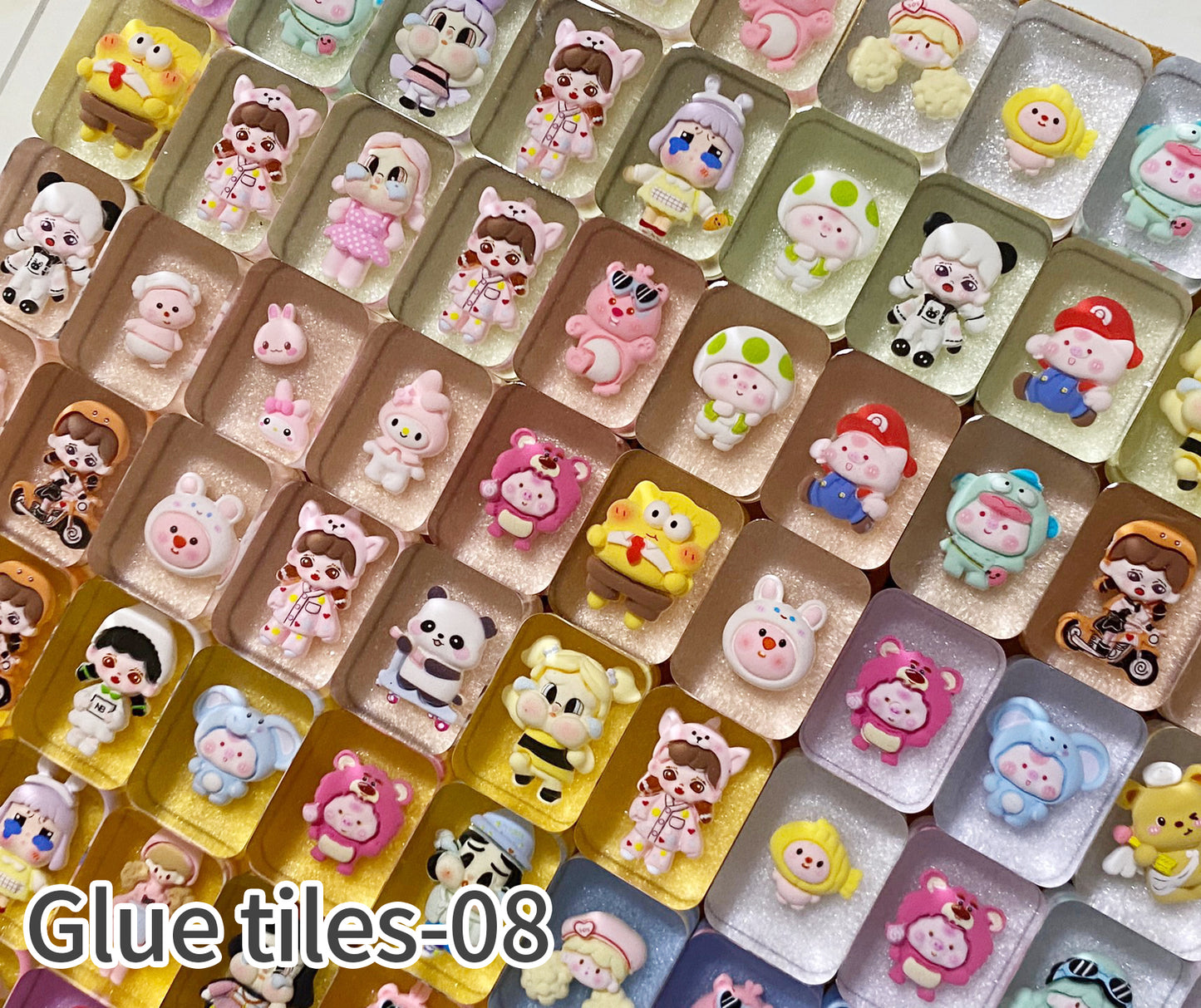 Sand flowing tiles customized