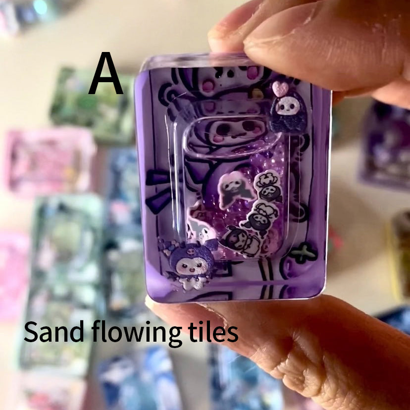 Sand flowing tiles customized