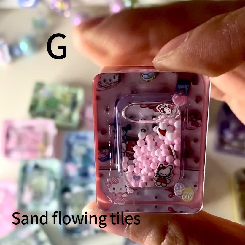 Sand flowing tiles customized