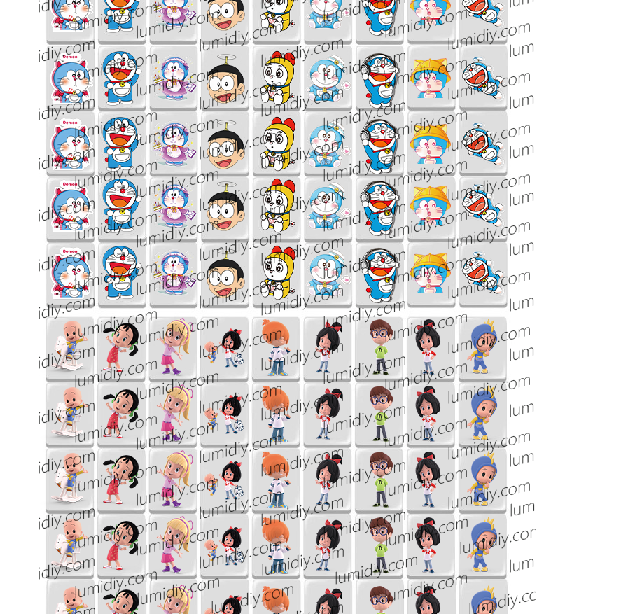 62-cleocuquin&Doraemon 65/91 blocks