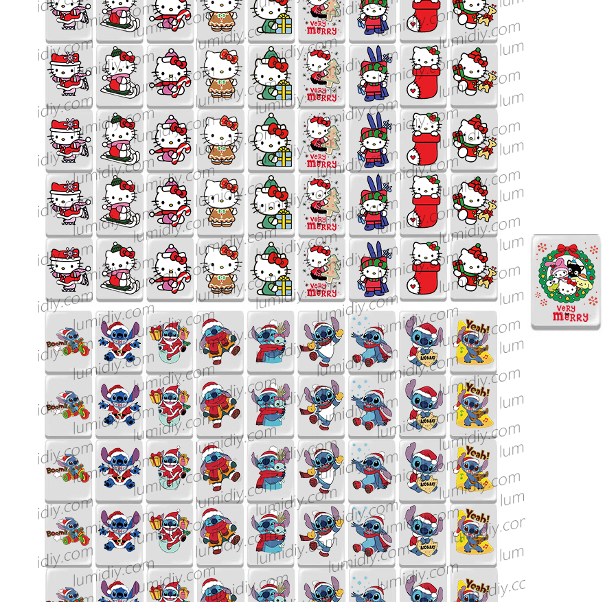 58-Christmas-HK&STITCH 65/91 blocks