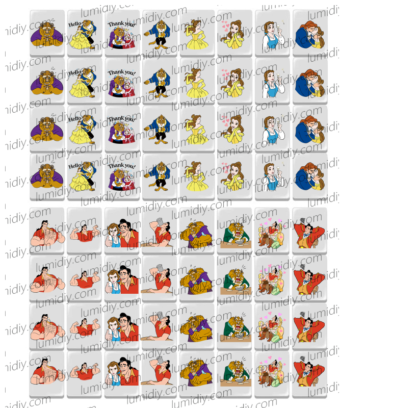 76-Beauty and the Beast 65 blocks