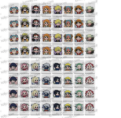 89-NARUTO&ONE PIECE 65 blocks