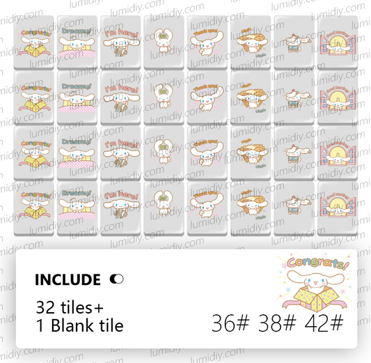 NO.08- Cinnamoroll - Free combination mahjong set