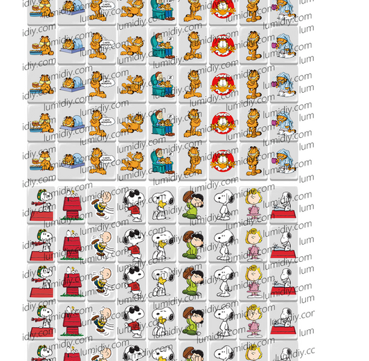 59-Snoopy&Carfield 65/91 blocks