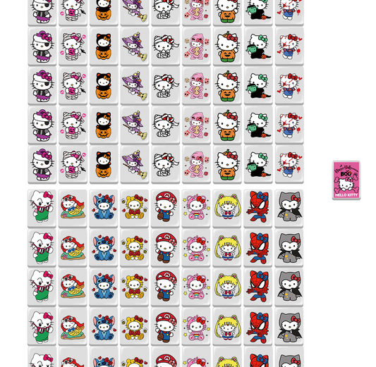 53-Halloween Hellokitty 91 blocks