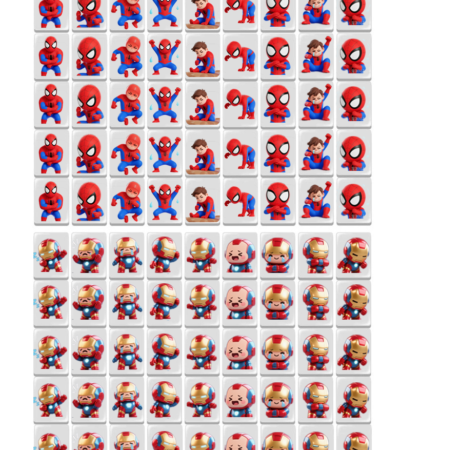 113-Iron Man & Spider-Man 65/91 blocks