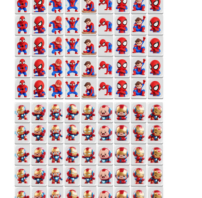 113-Iron Man & Spider-Man 65/91 blocks