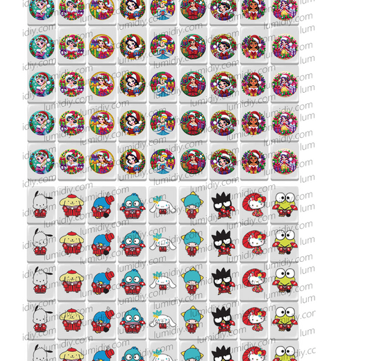 44-Christmas-Sanrio&Princess 65/91 blocks