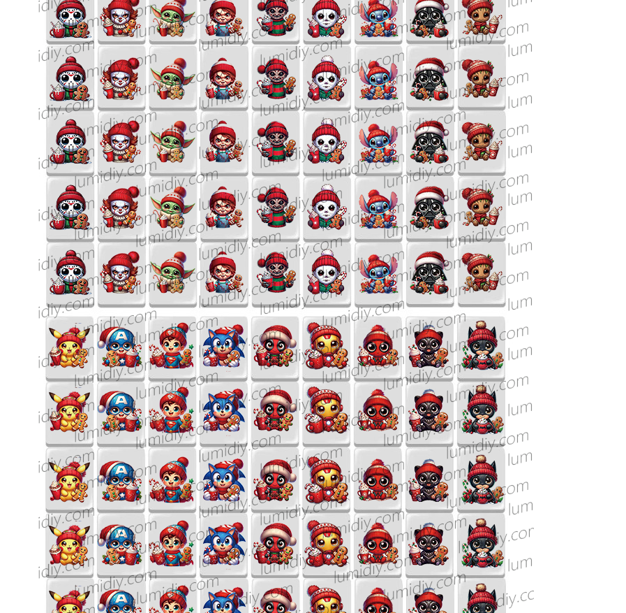 43-Christmas-Disney&Marvel 65/91 blocks