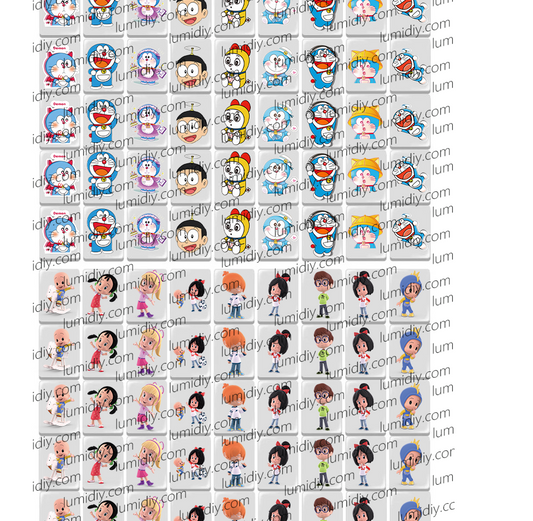 62-cleocuquin&Doraemon 65/91 blocks