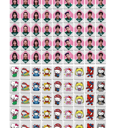 35-Hellokitty&squid game 91 blocks