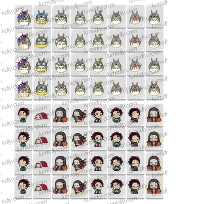 81-Ghibli DS&Totoro 65 blocks