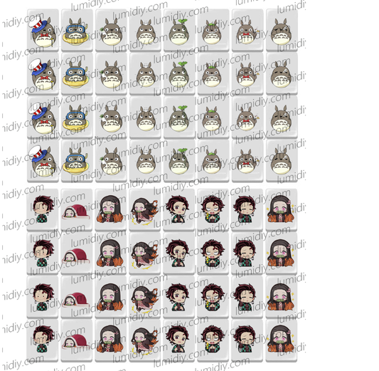 81-Ghibli DS&Totoro 65 blocks