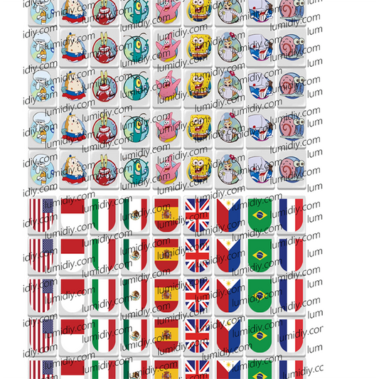 79-Flag&Sbob 65/91 blocks