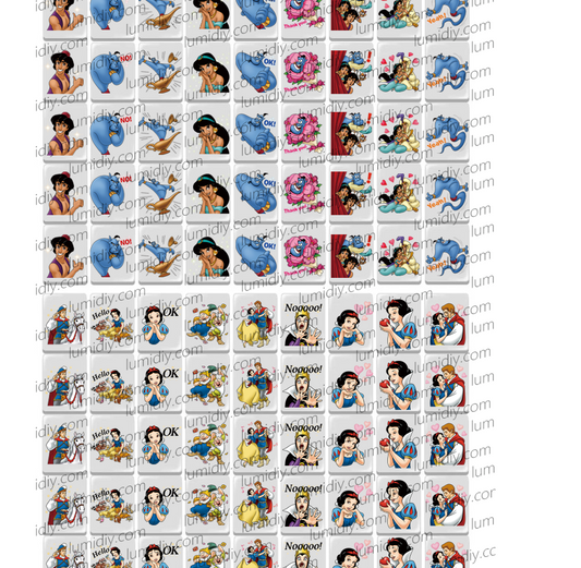 75-Aladdin&Snow White 65/91 blocks