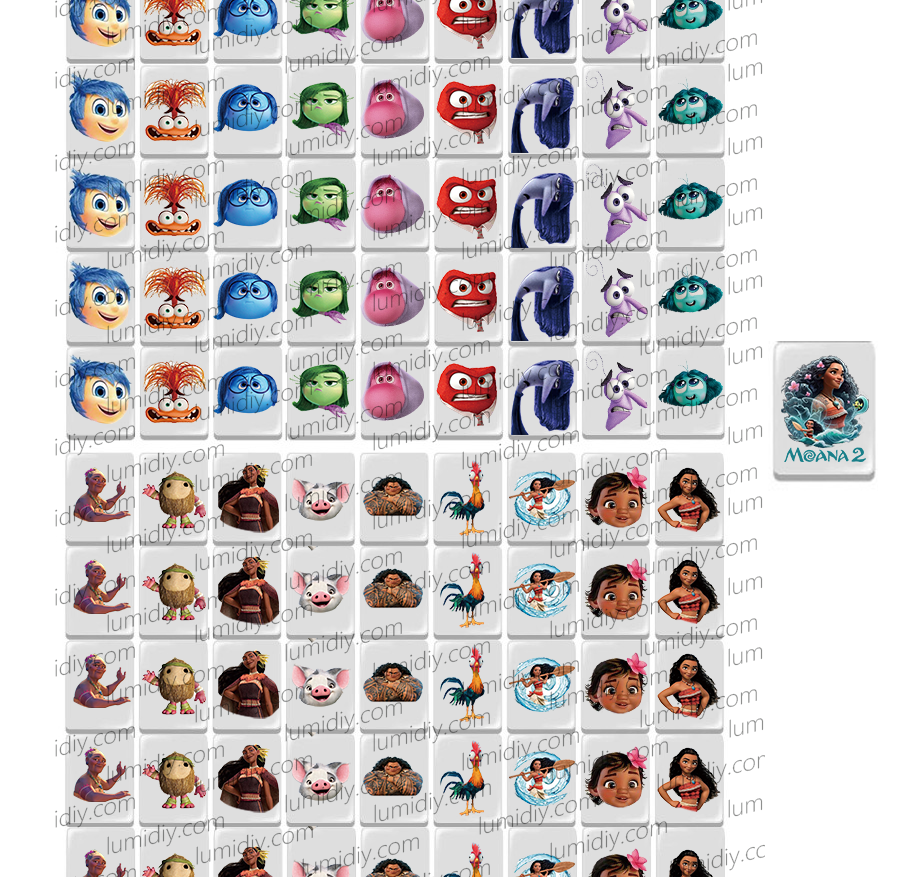 Insideout2&Moana 91 blocks