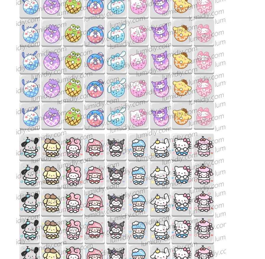 Sanrio cake 91 blocks