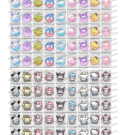 Sanrio cake 91 blocks