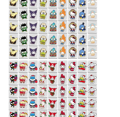 120-Christmas SANRIO&NEPIECE  65/91 blocks